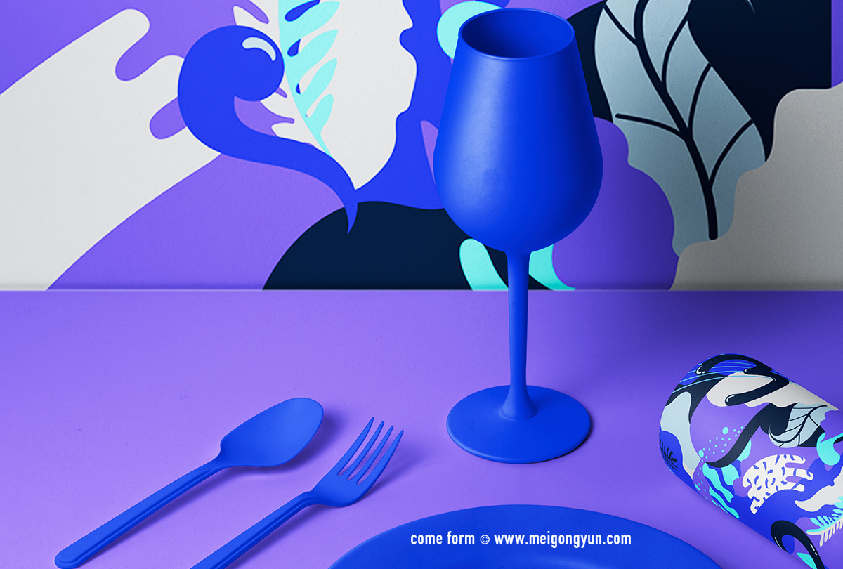 西餐餐具样机贴图模型Tableware Mockups