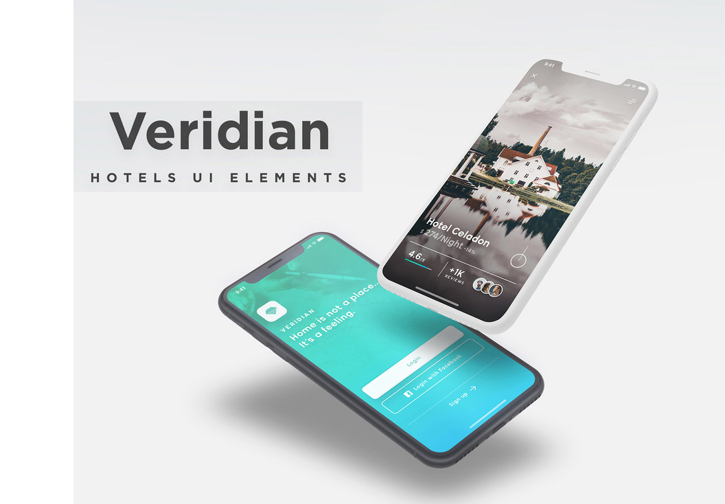 旅行类多功能App Ui套件 Veridian Travel