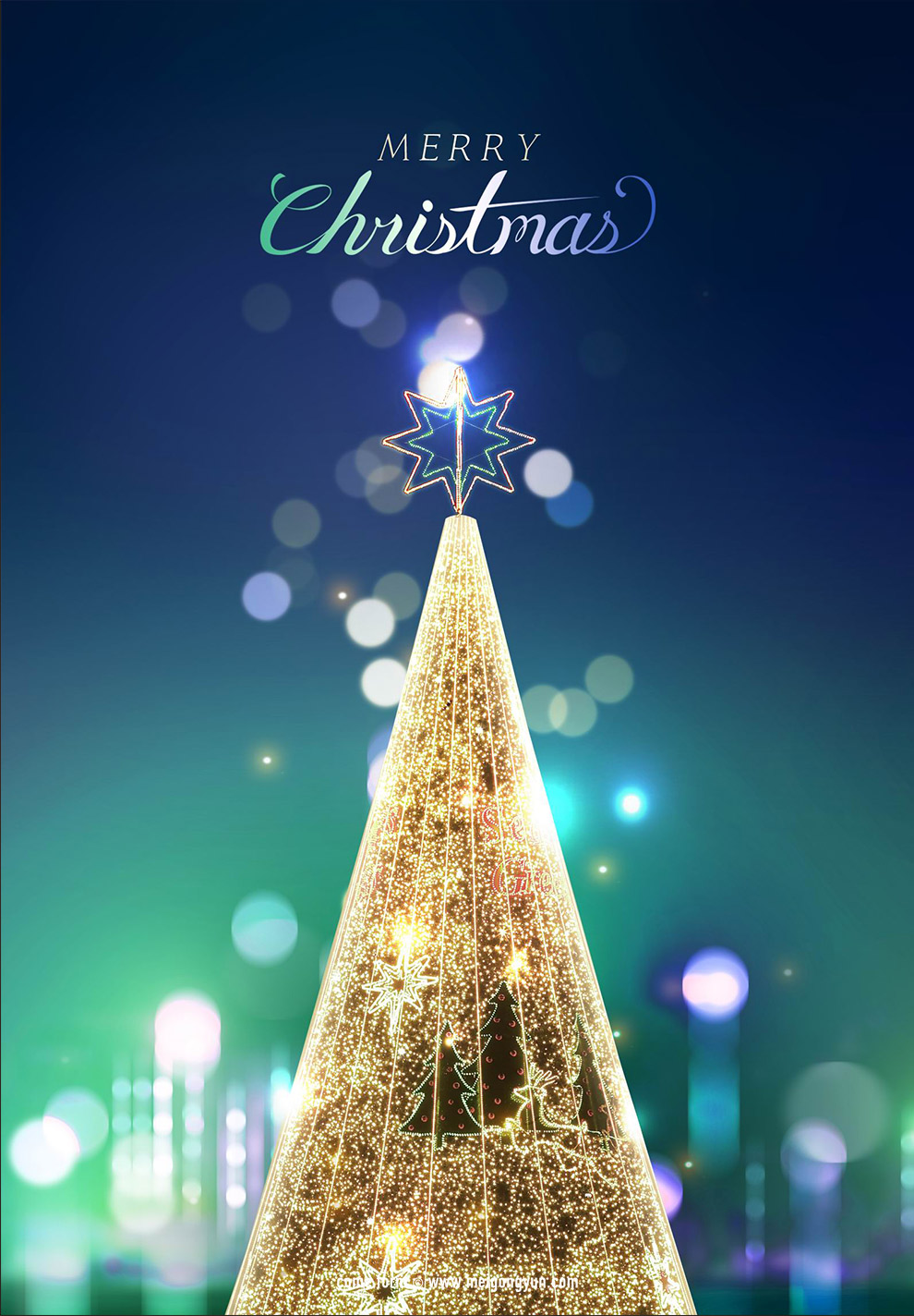 圣诞节时尚海报Merry Christmas Poster#