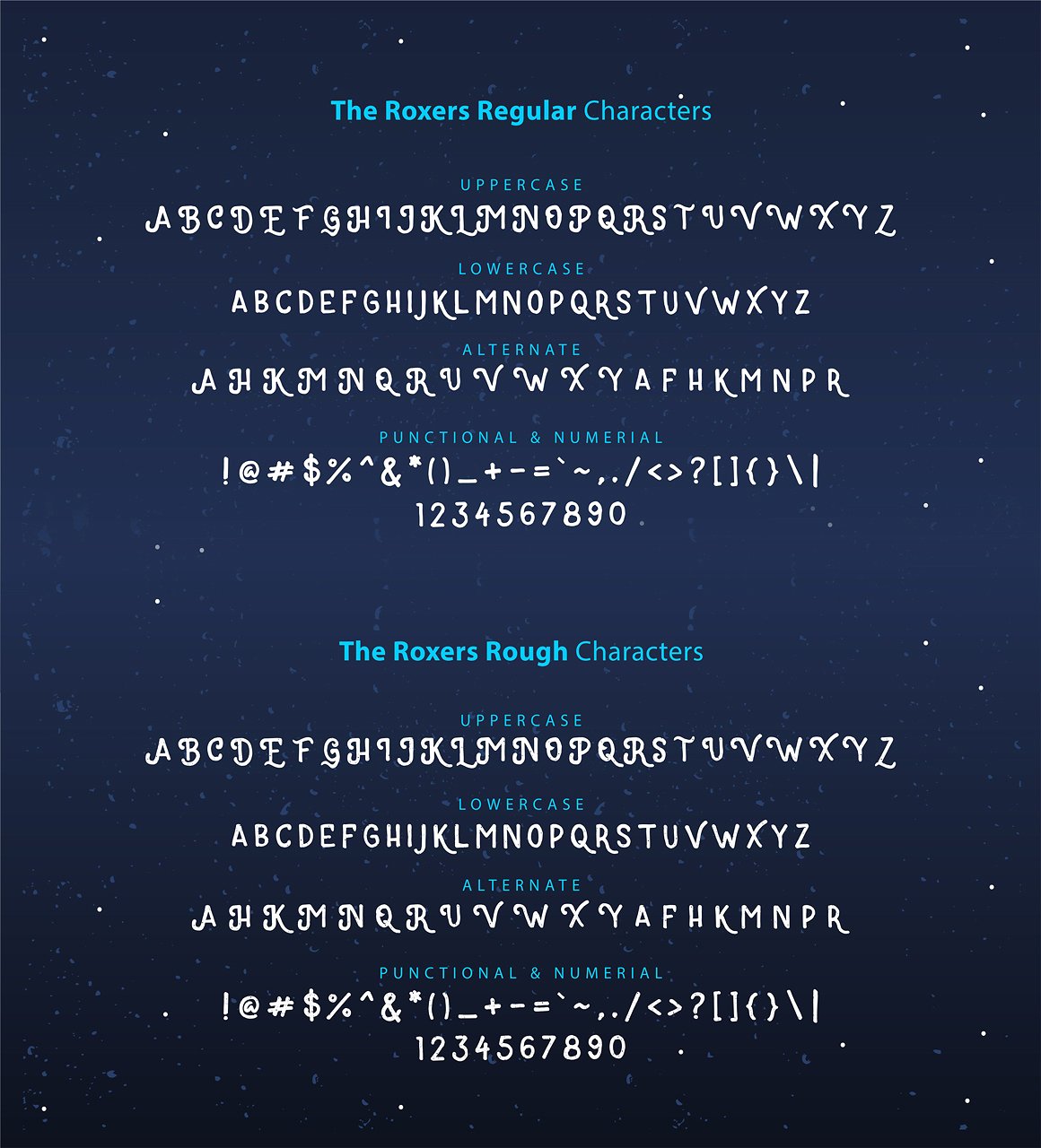 The Roxers Typeface 复古设计英文字体