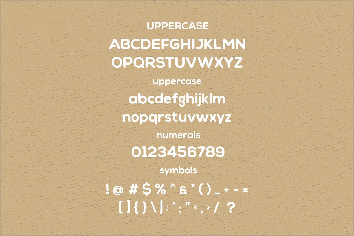 一款比较圆润的手写字体 Chalif Typeface +