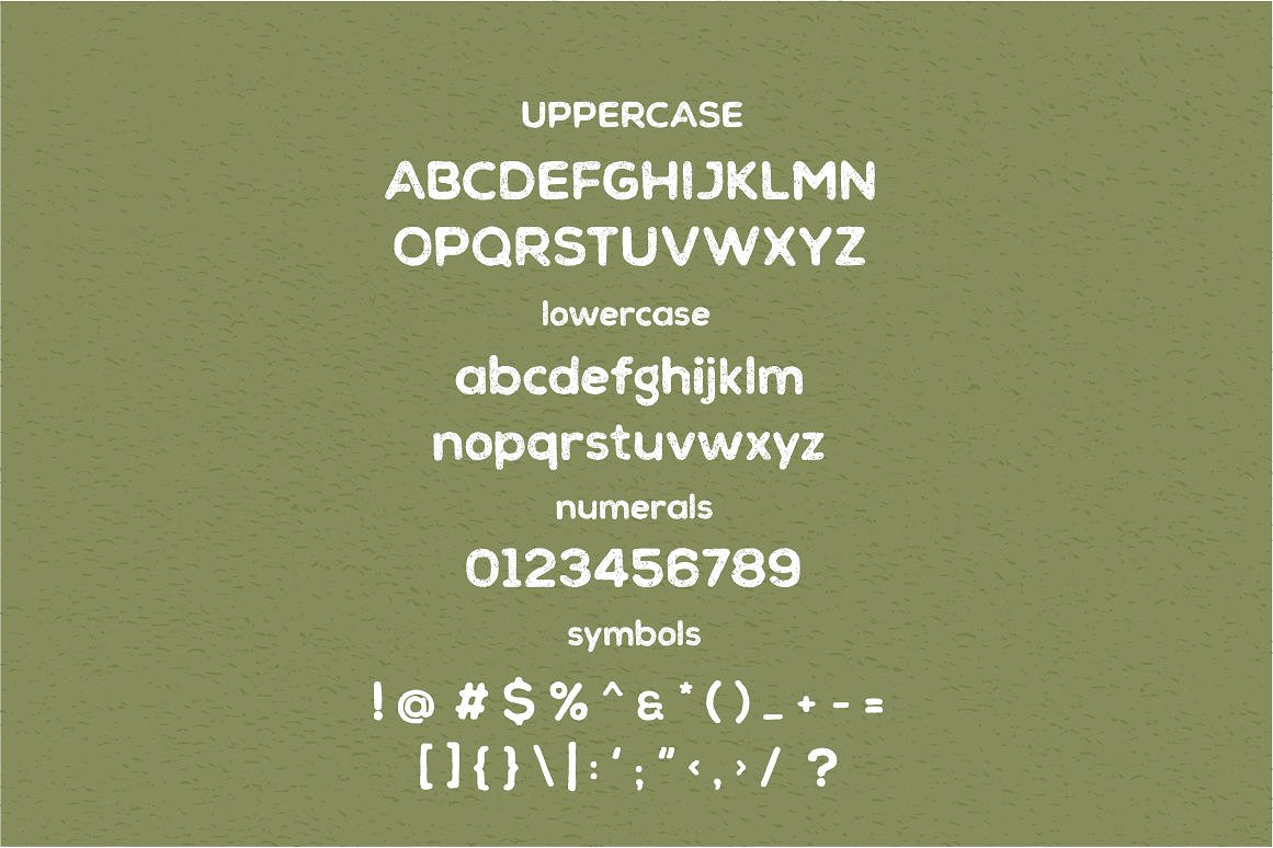 一款比较圆润的手写字体 Chalif Typeface +