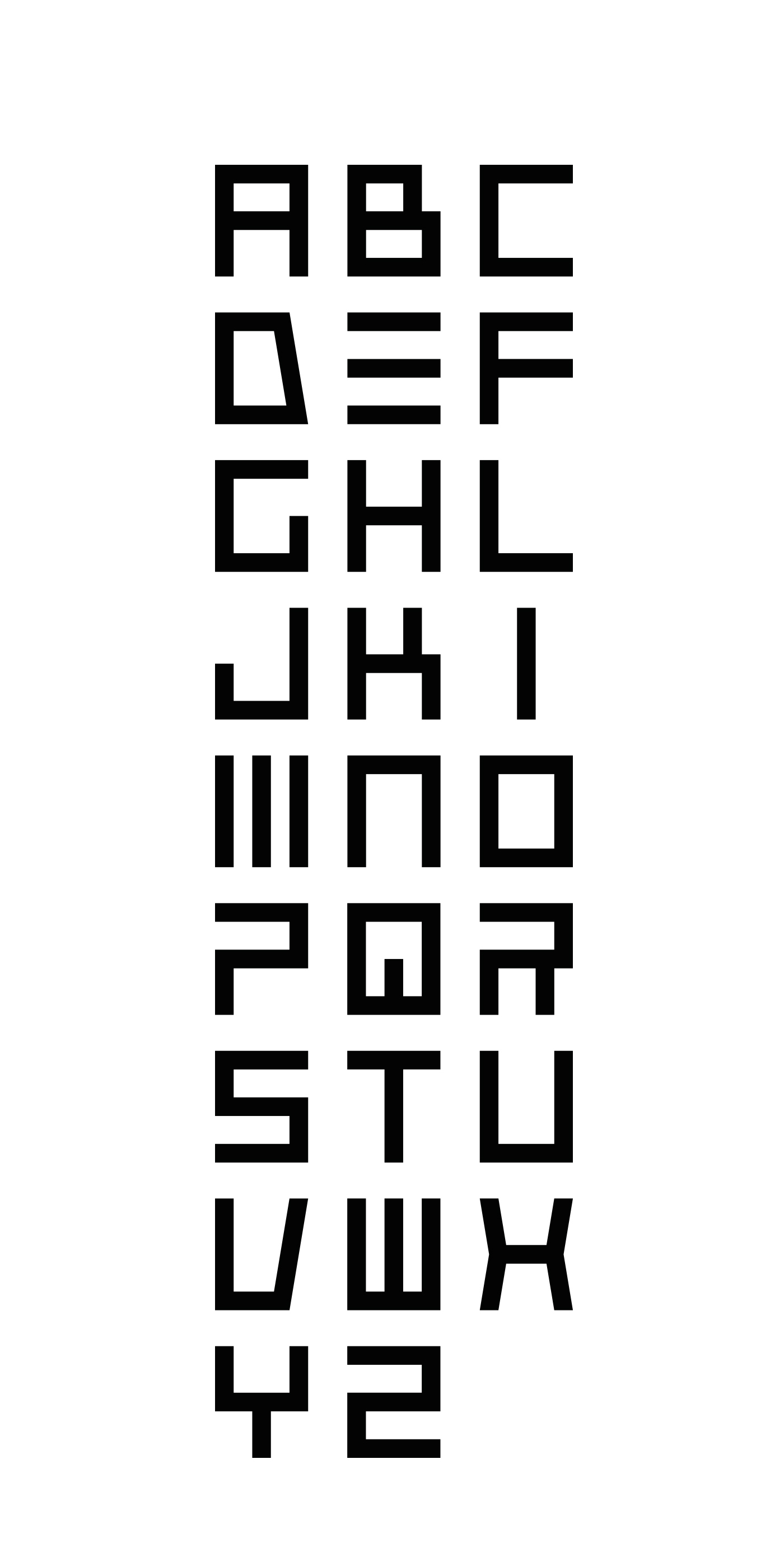 抽象创意英文字体Moncr - free font