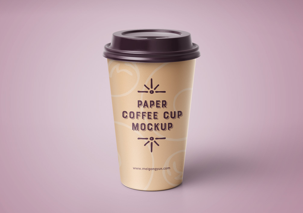 咖啡杯贴图展示样机模版 coffee cup mockup