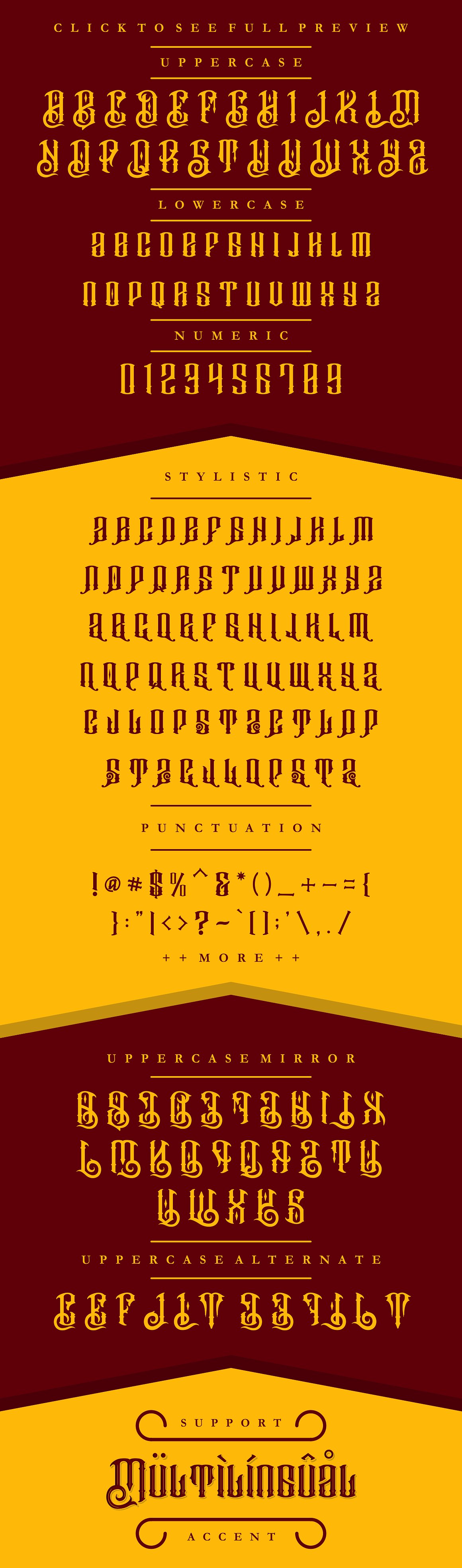 维多利亚时代复古字体 Barakah Layered Typ