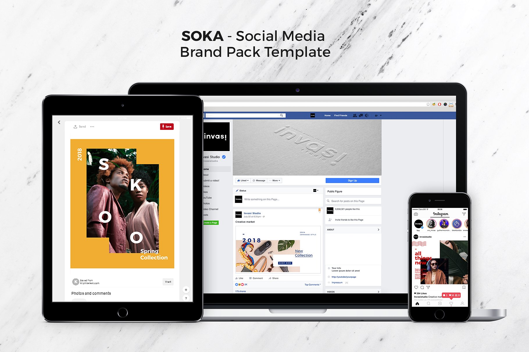 SOKA-Social Media Brand Pack #