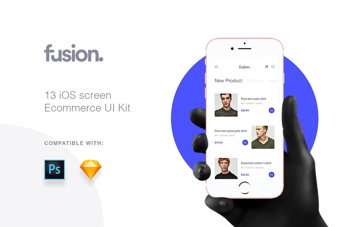 Fusion Ecommerce UI KIT #22131