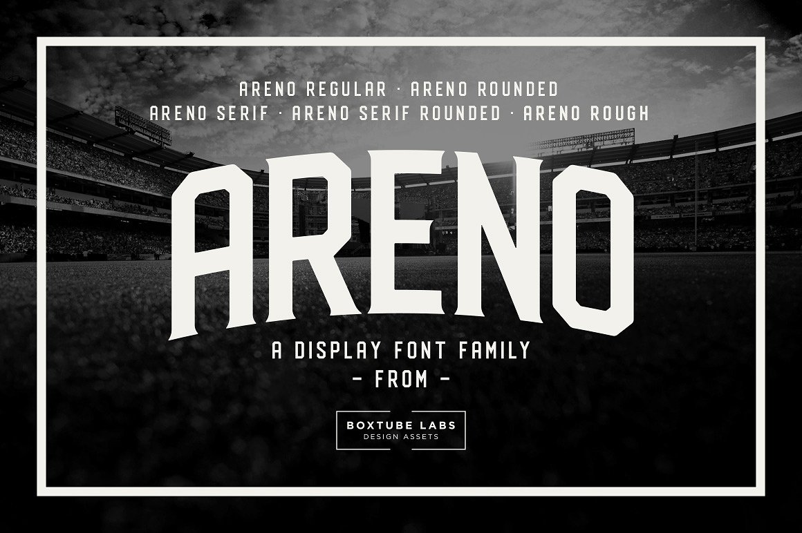BoxTube实验室 Areno 字体系列