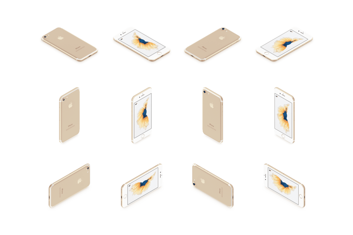 72 isometric iPhone 7