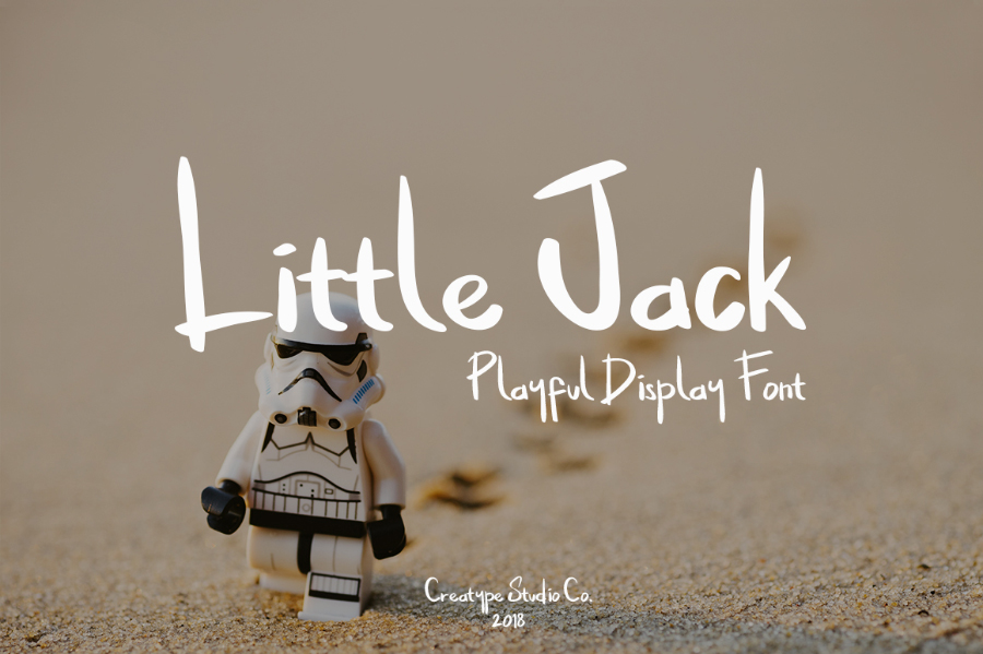 一款俏皮可爱的英文字体 Little Jack Font F