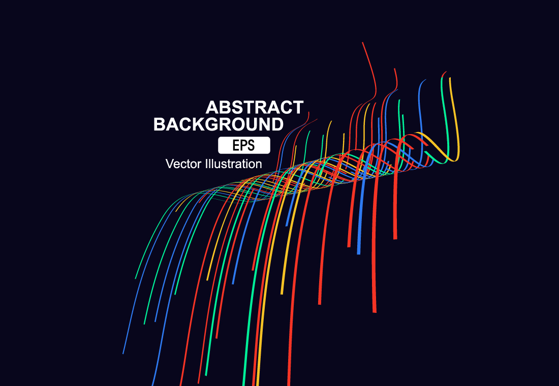 Abstract Background Vector ill