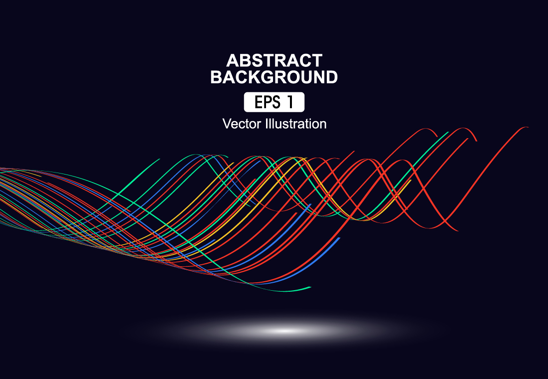 Abstract Background Vector ill