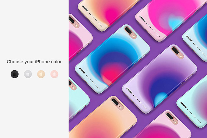 iPhone 8+ Plastic Case Mockup