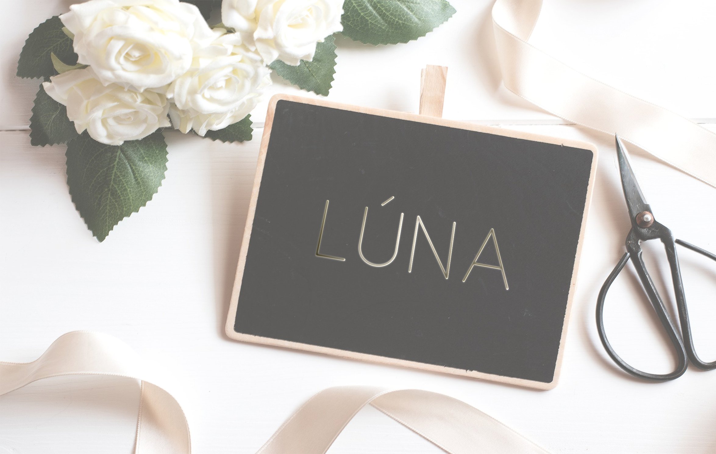 婚礼请柬/邀请函必备字体(NEW) Lúna - A Lux