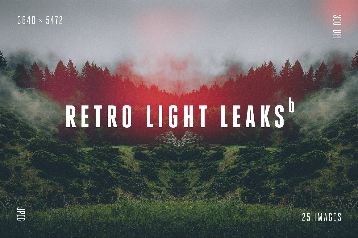 复古炫光特效高清图合辑包 Retro Light Leaks