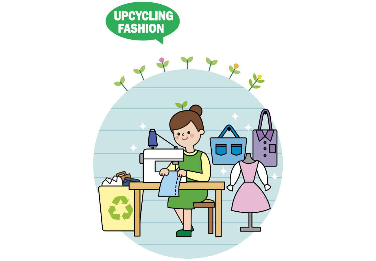 Upcycling Fashion 绿色回收二次利用生态宣传