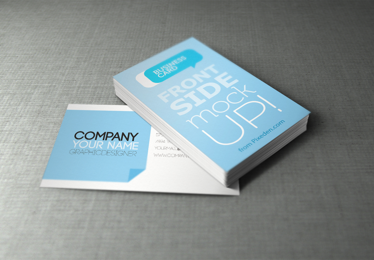 Business Cards Mockup 商务名片设计贴图