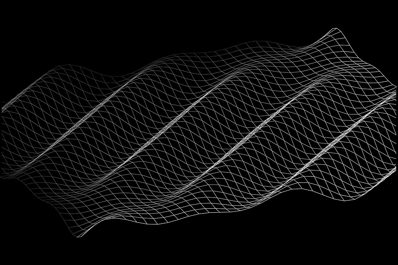 30款独特抽象的3D网格线框EPS矢量素材 30 Wiref