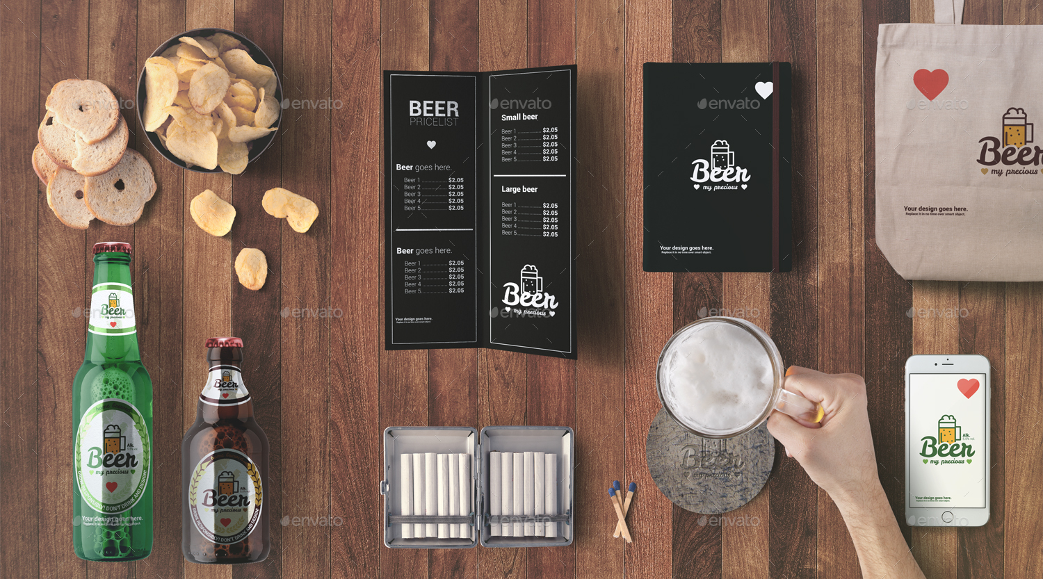 啤酒酒吧品牌VI提案Beer & Bar Mocku