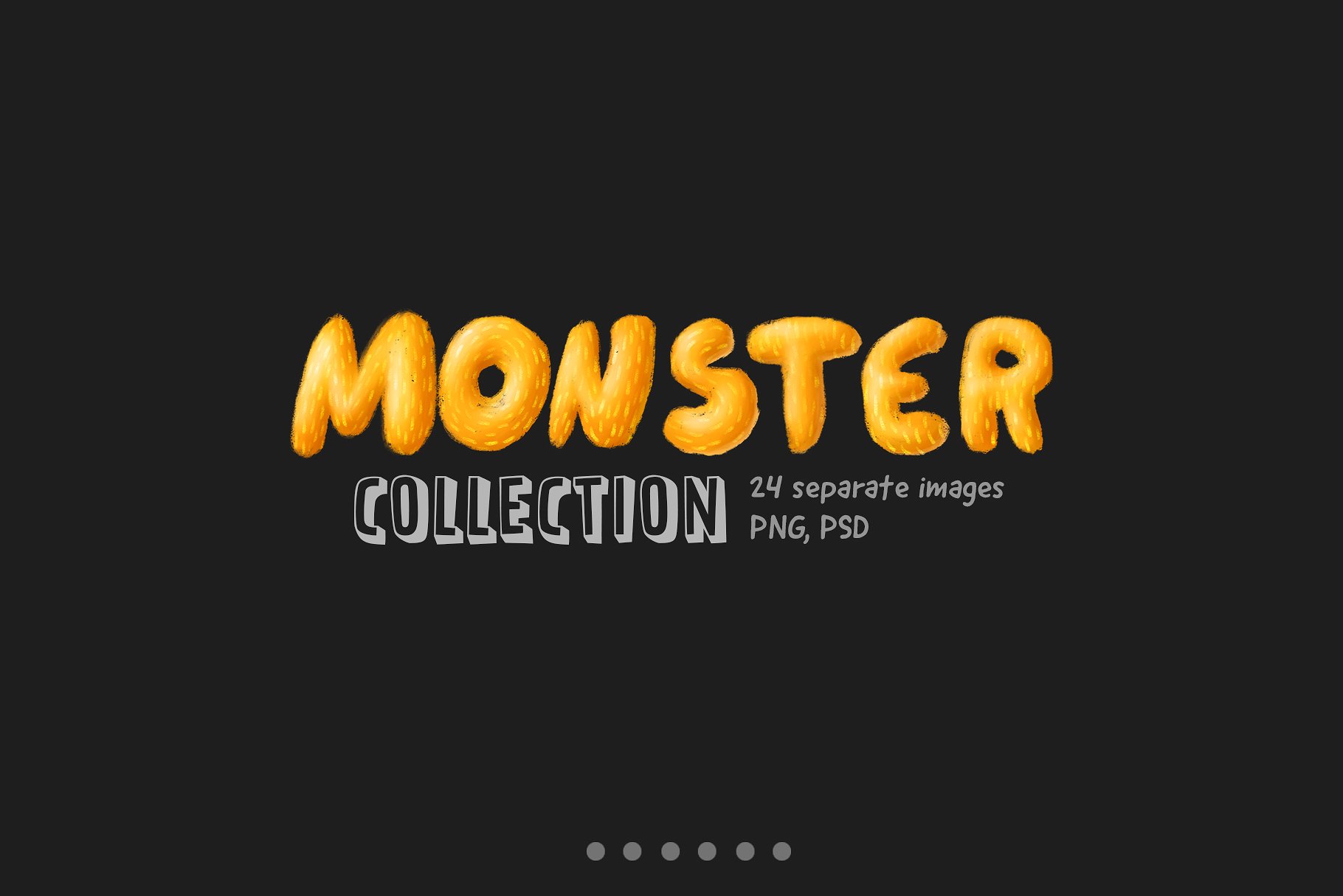 可爱的卡通怪兽PNG免扣素材合集包下载 Monsters #