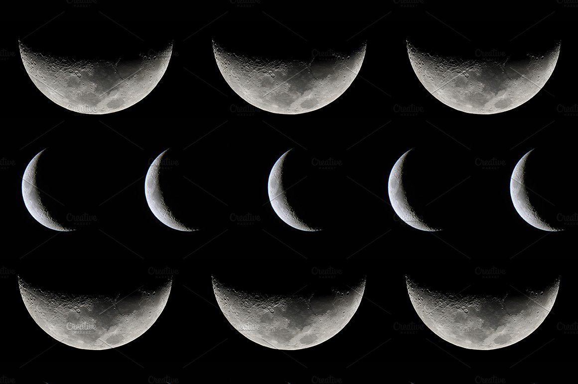 高品质月球岩石表面纹理背景合集包 The Moon Rock