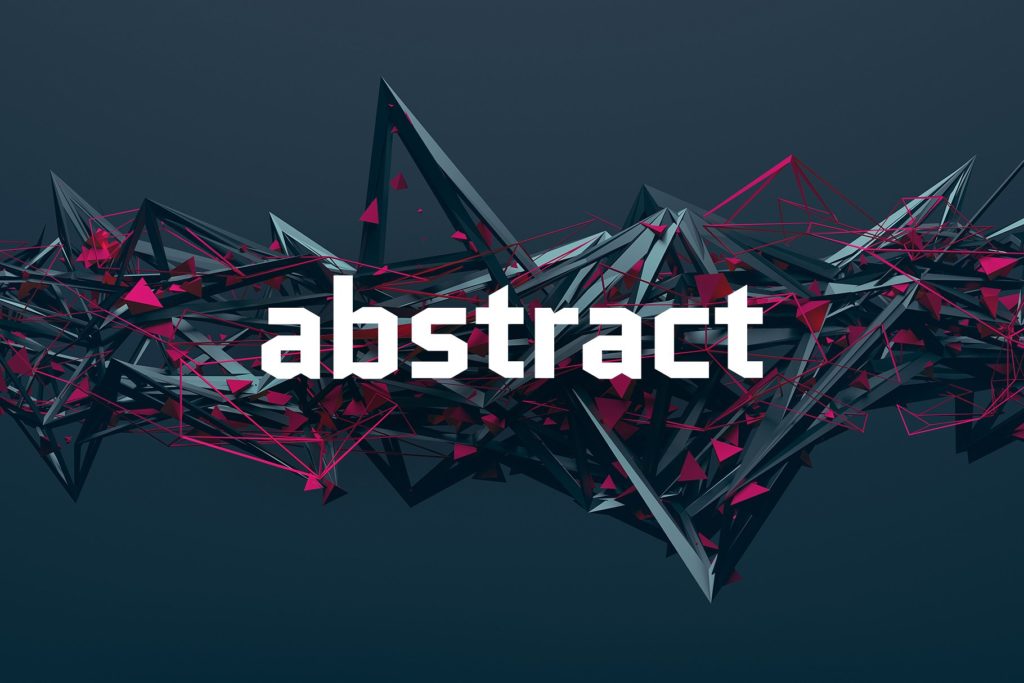 抽象的特色3D特效背景图形 Abstract 3d rend