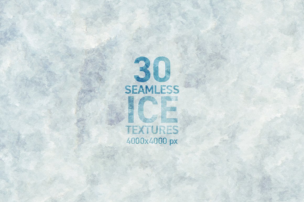 30个高分辨率无缝冰超清纹理素材 Seamless Ice