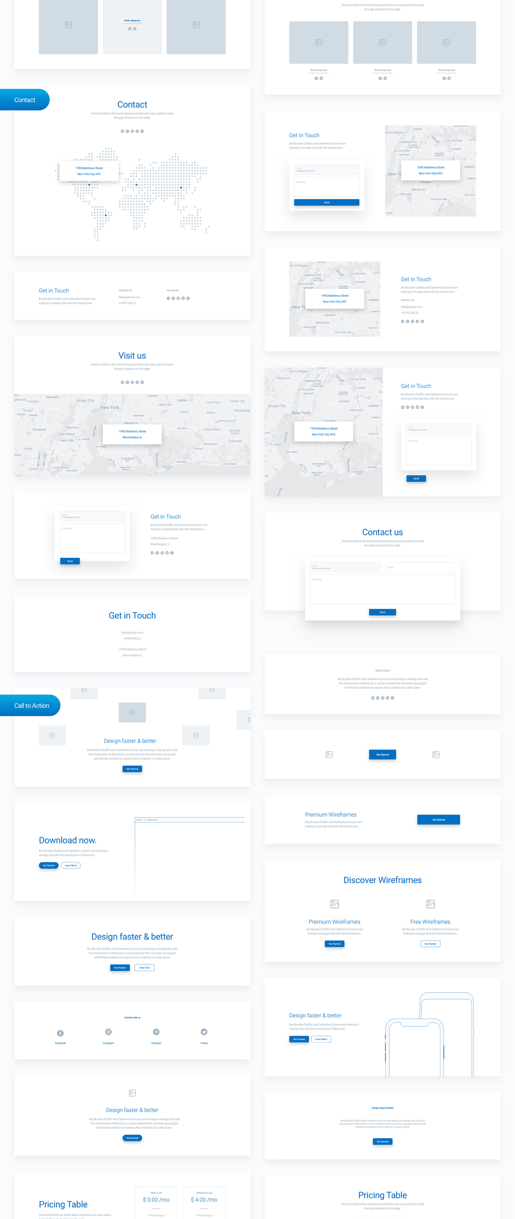 WeDot Wireframe UI Kit