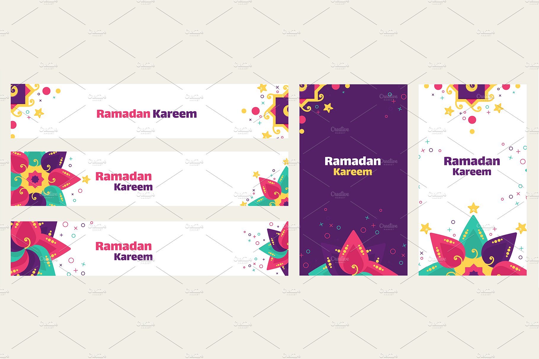 2018年斋月新收藏矢量素材Ramadan New Coll