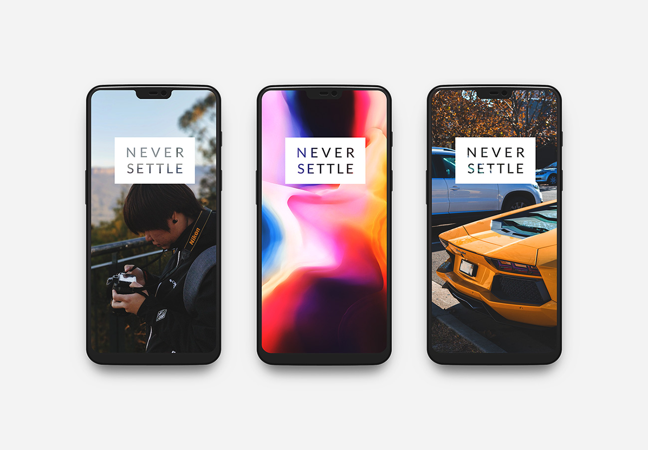 1+手机贴图展示样机模版 OnePlus 6 Mockup