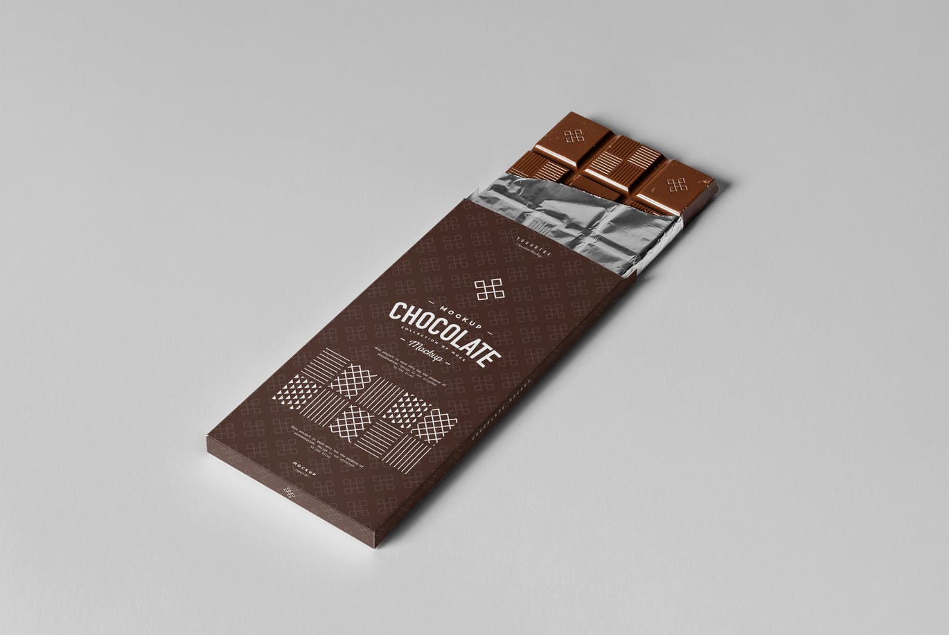 高品质高端质感巧克力可可食品包装mockupsV5