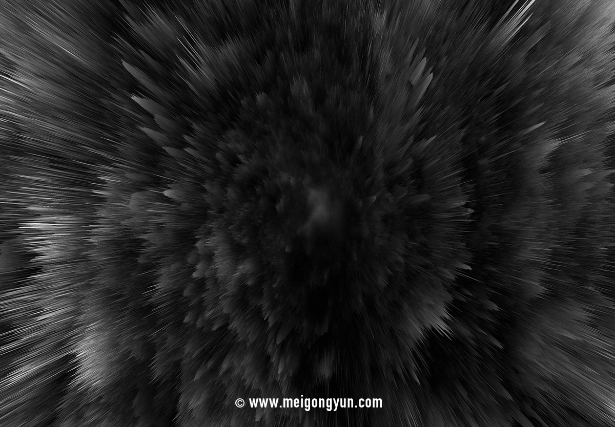 黑色粉尘烟雾喷溅爆炸效果4K高清背景纹理质感底纹图片素材#0
