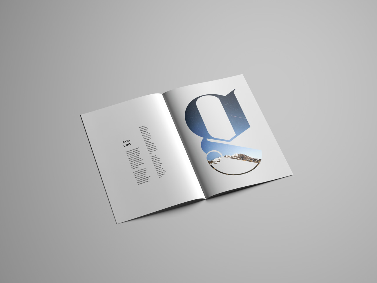 完美简单的画册设计展示样机PSD模板 Brochure mo