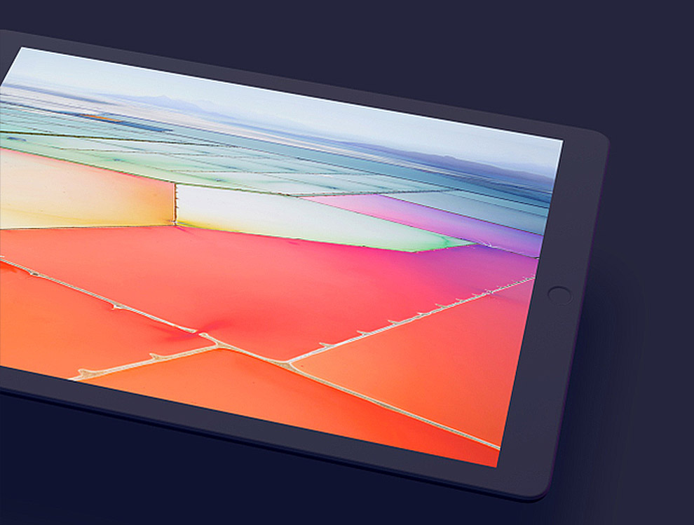 20个iPad Pro贴图样机模型Clay Mockups