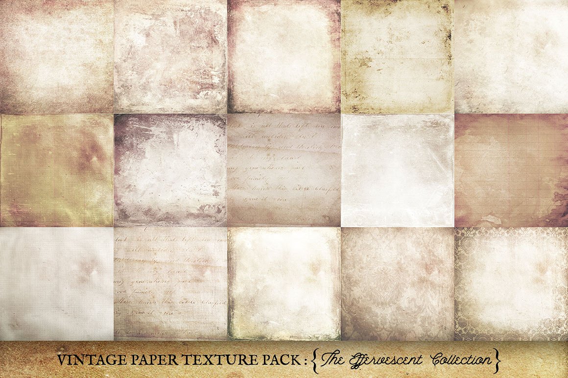 复古纸张背景设计素材Vintage Paper Textur