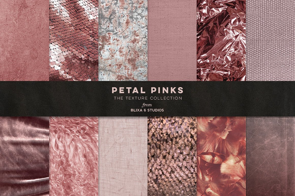 特殊纹理设计背景Petal Pink Background