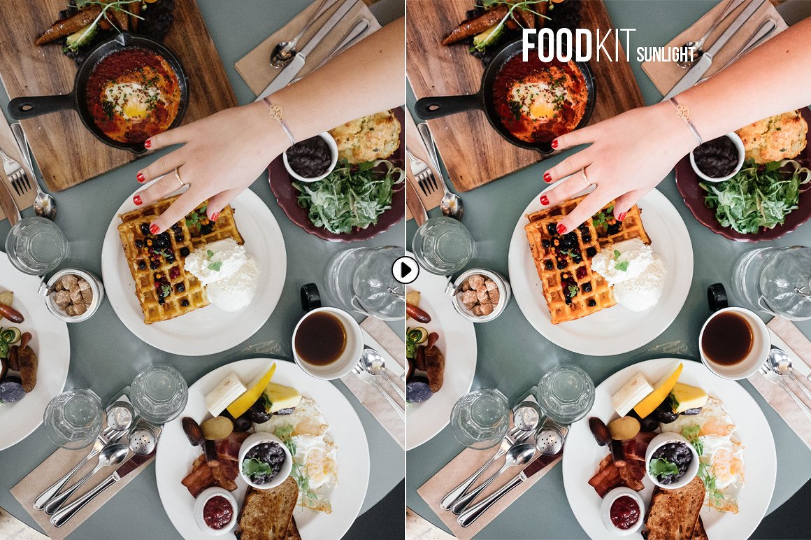 餐饮美食预设Food Photography Presets