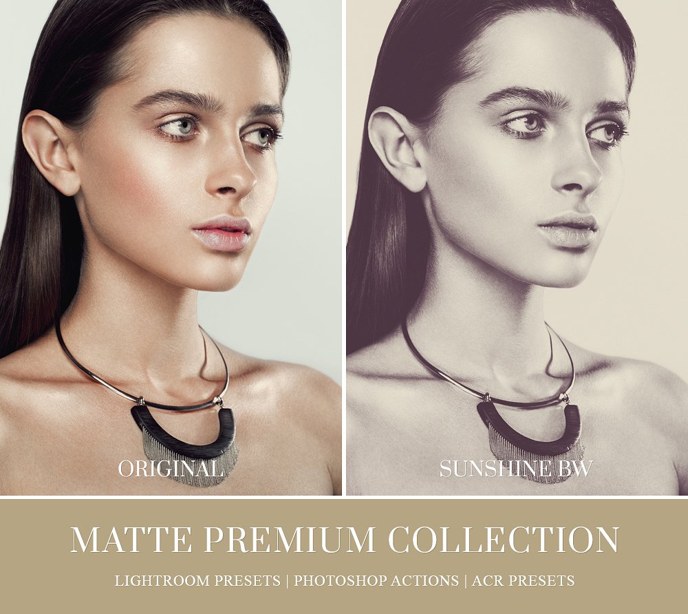 Matte Photoshop actions -amp;