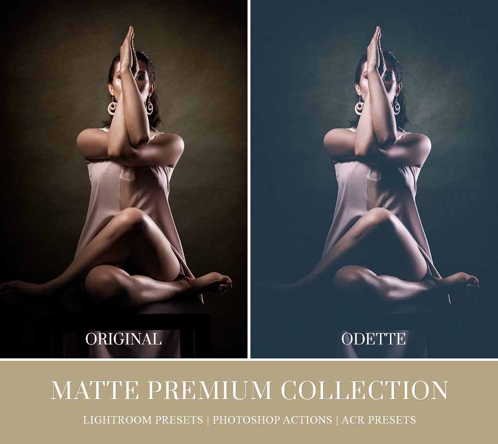 Matte Photoshop actions -amp;