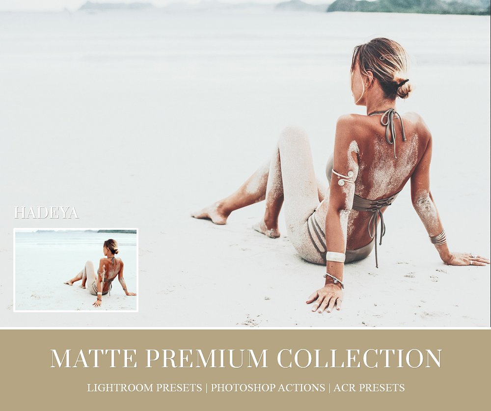 Matte Photoshop actions -amp;