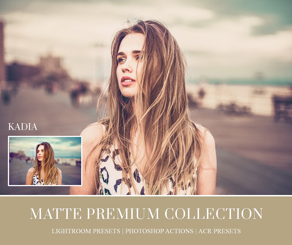 Matte Photoshop actions -amp;