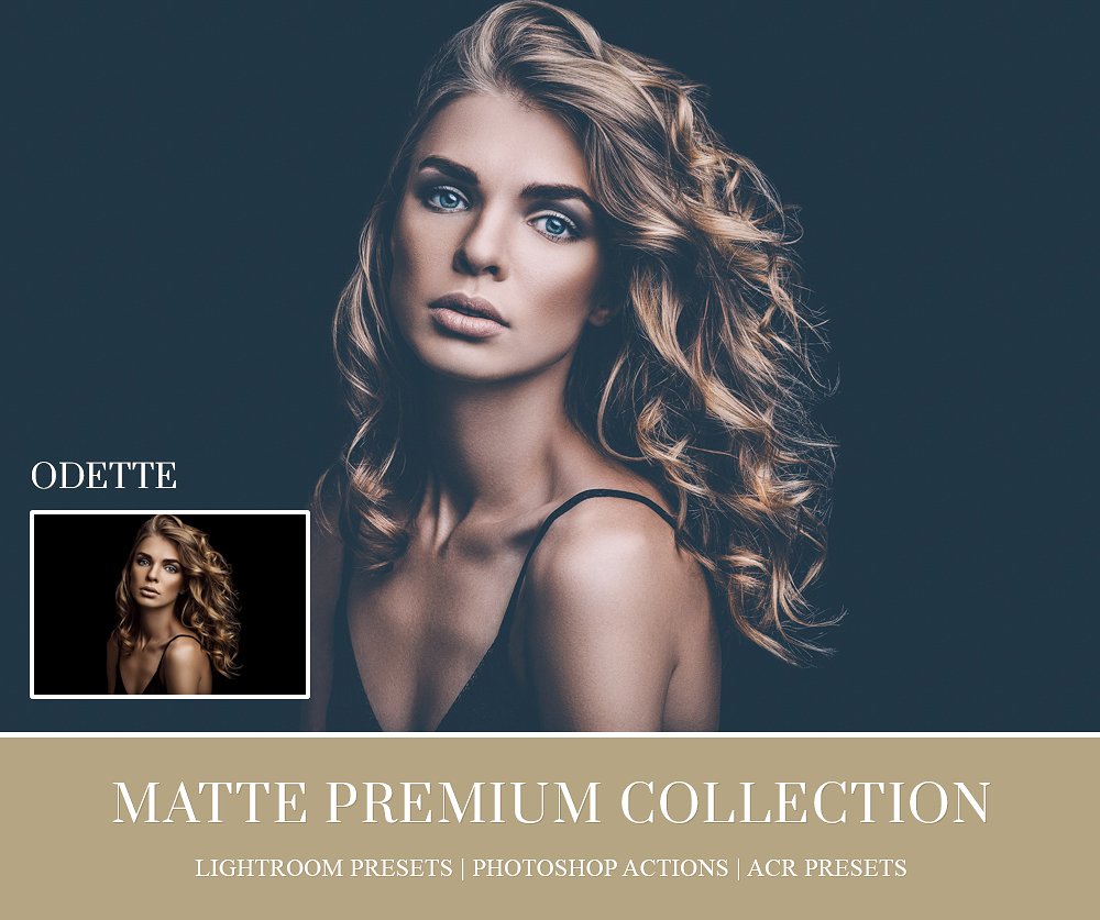 Matte Photoshop actions -amp;