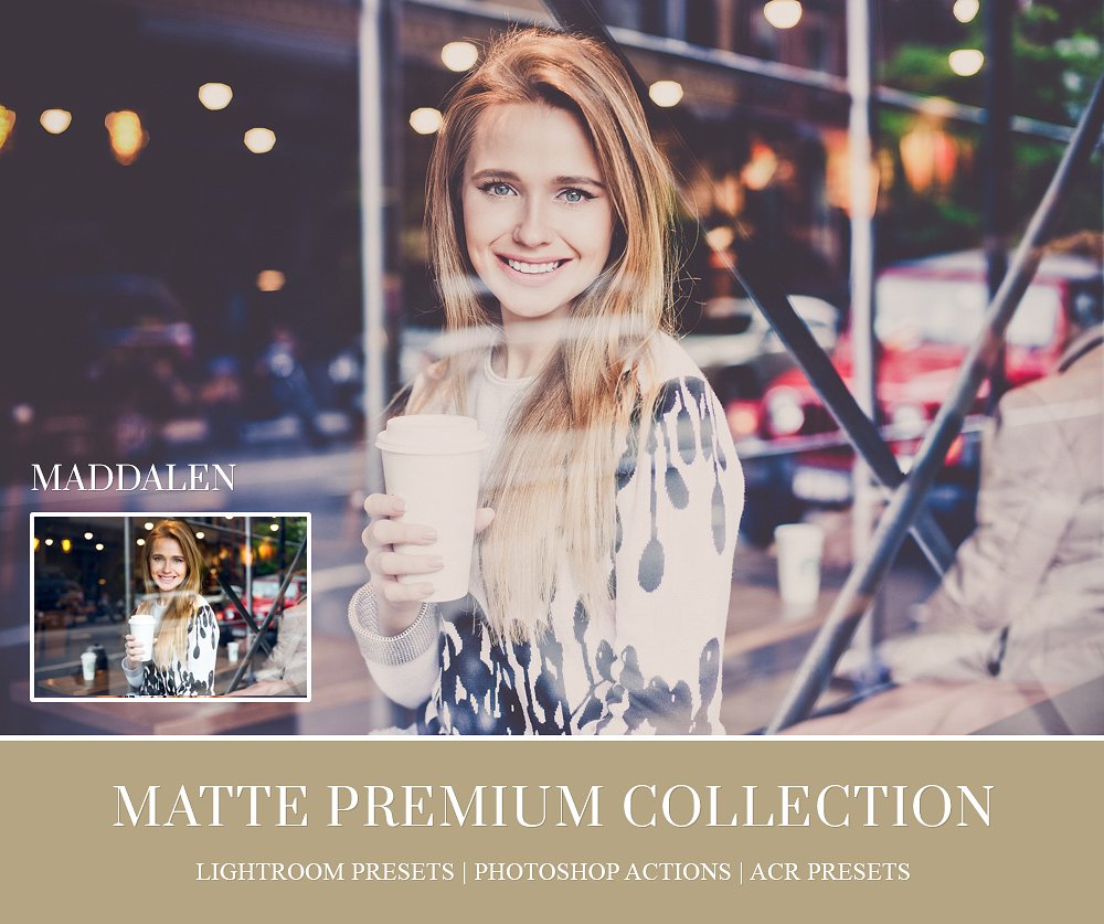 Matte Photoshop actions -amp;