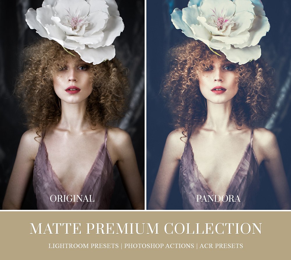 Matte Photoshop actions -amp;