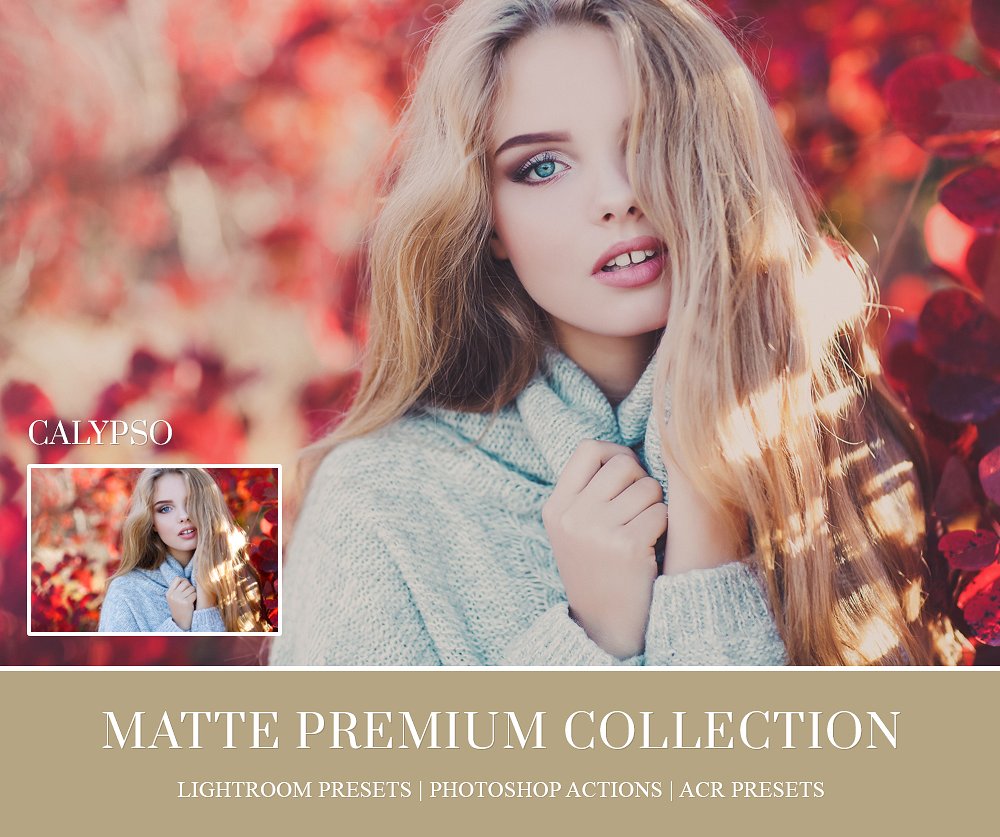 Matte Photoshop actions -amp;