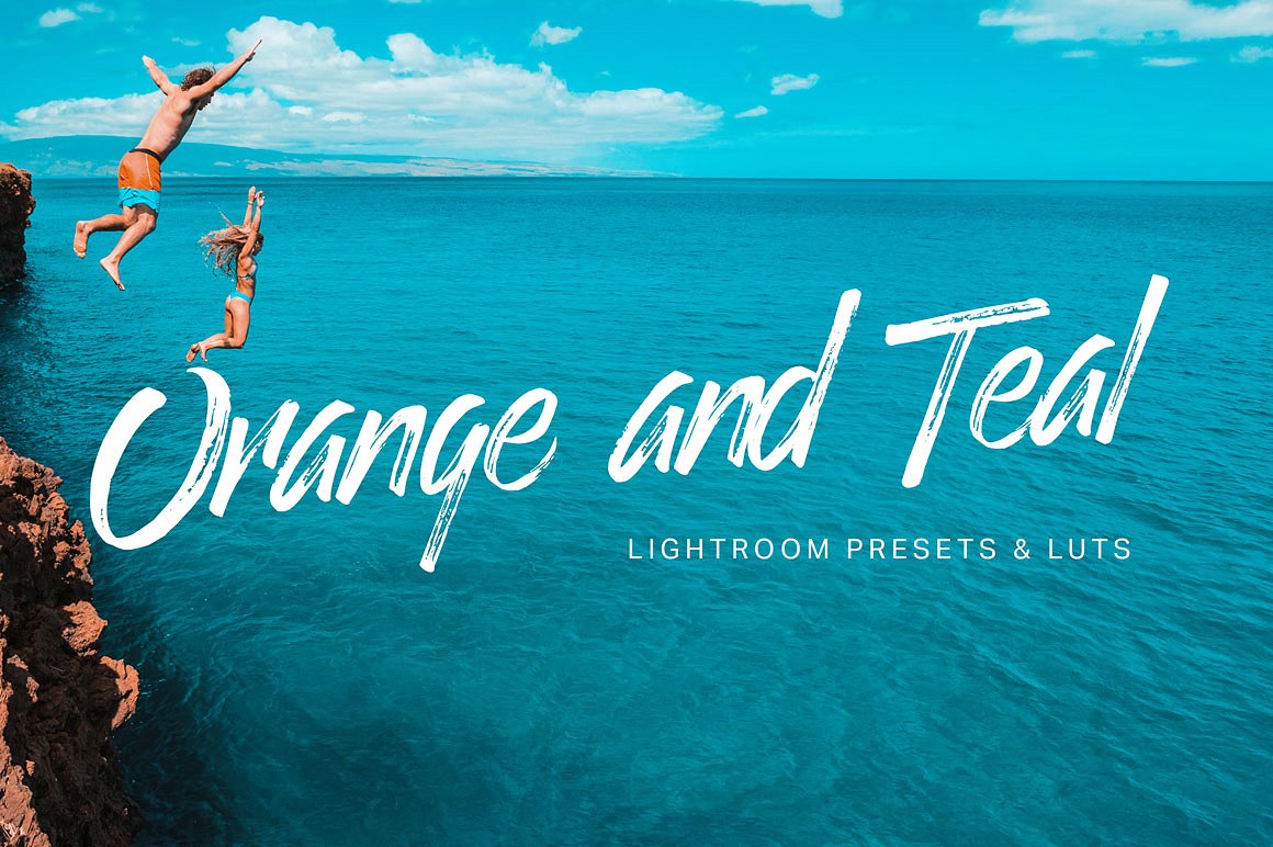 橙色蓝色绿色Lightroom预设+ LUTOrange T
