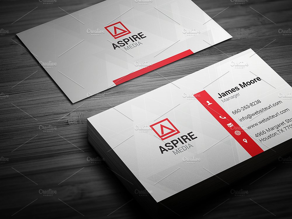 简约商务名片设计模板Simple Business Card