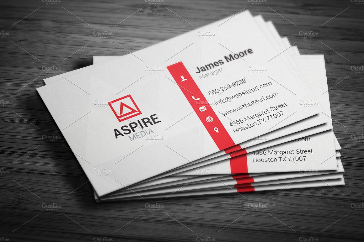 简约商务名片设计模板Simple Business Card