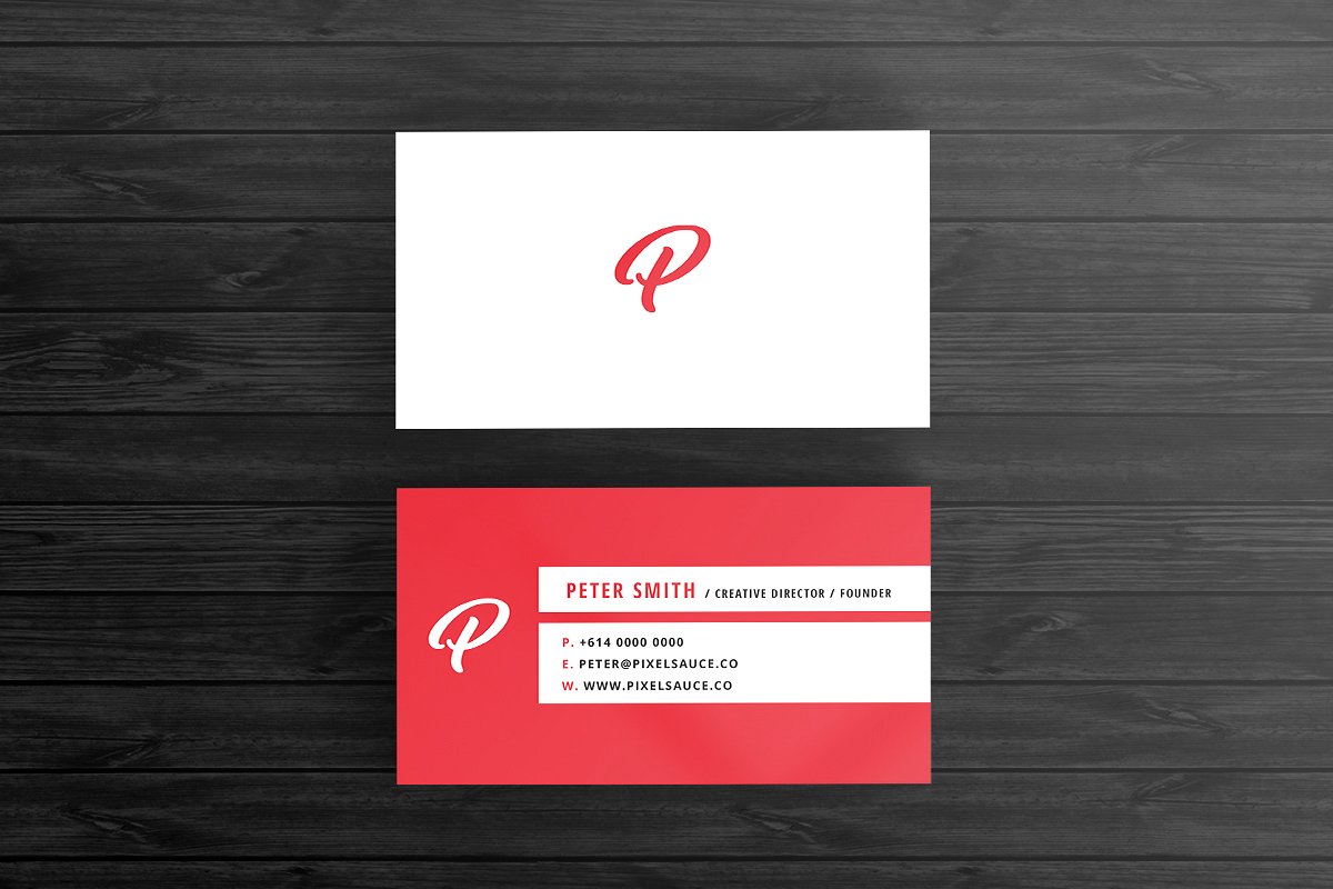 趣味简约名片模板Fun Business Card Temp