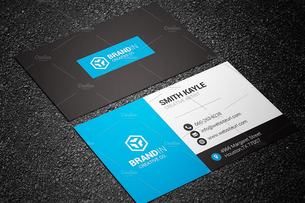 简约名片设计模板Simple Business Card